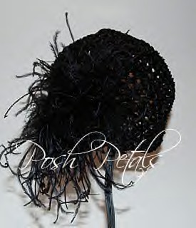 Black Hat with Black Maribou